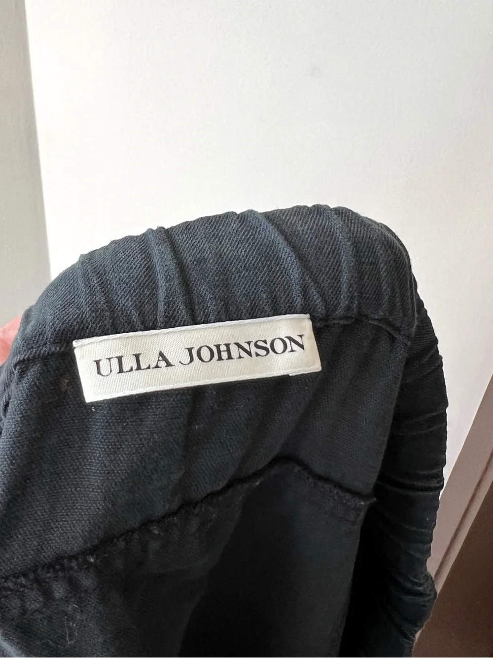 Ulla Johnson Black Linen Tencel Blend Haram Pants | Size 2